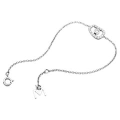 Mattioli Puzzle Diamonds Bracelet in Rose or White Gold and White Diamond