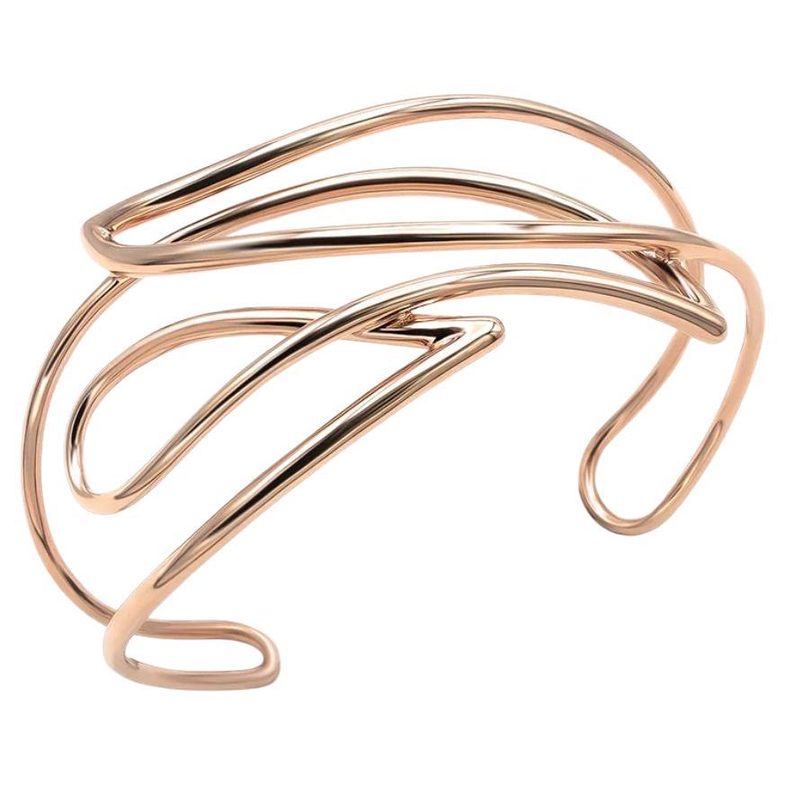 Mattioli Navettes Manschette aus 18K Rose Gold im Angebot