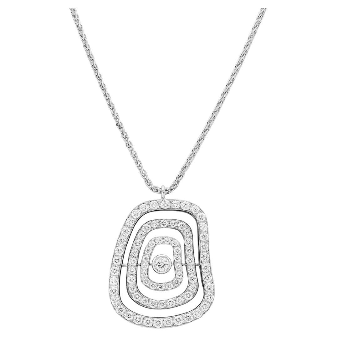 Mattioli Puzzle Diamanten Anhänger in Rose oder Weißgold und weißen Diamanten Pavé