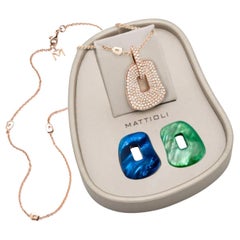 Mattioli Puzzle Collection in oro rosa 18 ct. 2 colori e diamanti bianchi
