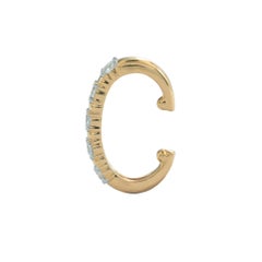 Earcuff Pavé Earrings by Pradera Irama, 18K Gold, 0.34ct Diamonds