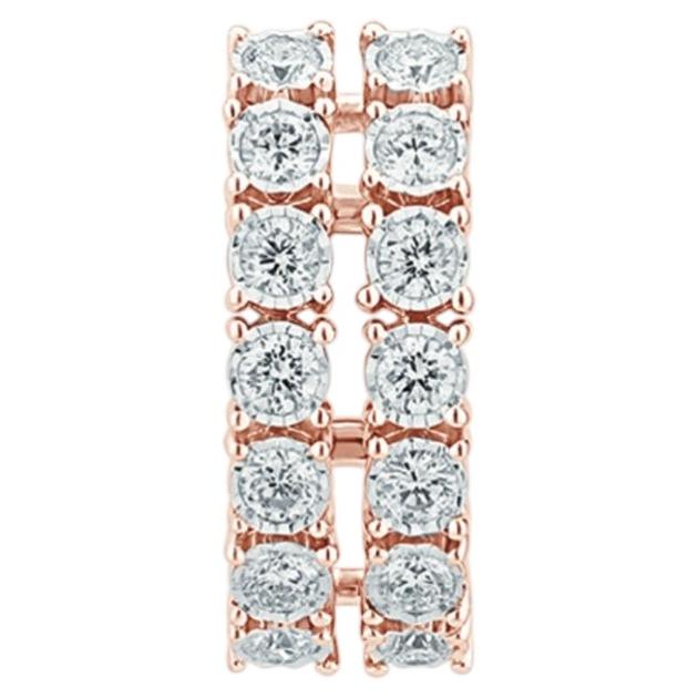 Earcuff Pavé Earrings by Pradera Irama, 18K Gold & 0.38ct Diamonds