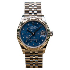 Rolex Datejust 31mm Oystersteel Watch, Blue Floral Dial, 2026 Edition