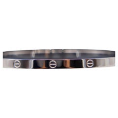 Cartier Love Bracelet, 18ct White Gold, Size 21, 2025 Edition
