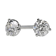Pendientes de platino «Martiny» de Leon Mege con diamantes naturales OEC