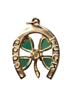 14K Yellow Gold Lucky Charm Pendant #25886