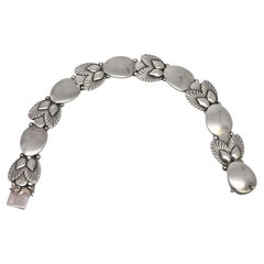 Georg Jensen Danimarca, argento sterling 94B, bracciale Bittersweet Pinje n. 25813