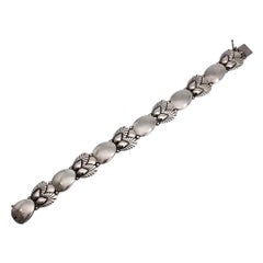 Georg Jensen Dänemark, Sterlingsilber 94B, „Bittersweet Pinje“-Armband #25813