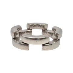 Georg Jensen Denmark Astrid Fog Sterling Silver 222 Brick Bangle Bracelet #25814