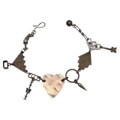 Thomas Mann Sterling Silver Mixed Metal Steampunk Techno Romantic Bracelet 25913