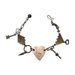 Thomas Mann Sterling Silver Mixed Metal Steampunk Techno Romantic Bracelet 25913