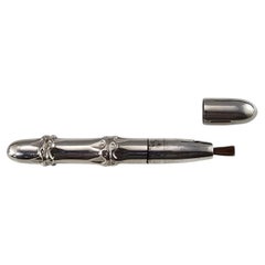 Pinceau à rouge à lèvres « Bamboo » en argent sterling de la marque Verdura, n° 25958