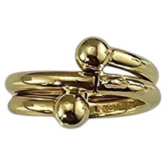 Tiffany & Co. Anillo con bisagra tipo «bypass» de Paloma Picasso en oro amarillo de 18 quilates MODIFICADO n.º 25984