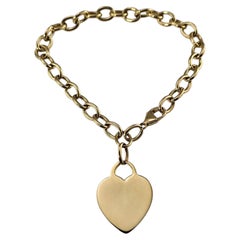 Pulsera con colgantes en forma de corazón de Tiffany & Co. en oro amarillo de 18 quilates, n.º 25960