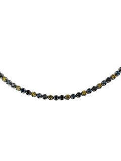 14K White Gold Multicolored Diamond Bolo Bracelet Certified #26025