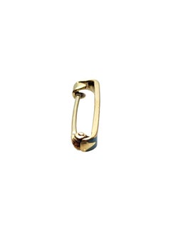 14K Yellow Gold Enamel Safety Pin #26099