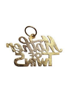 14K Yellow Gold Mother of Twins Charm #26100