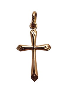 18K Yellow Gold Cross Charm #26093