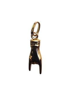 18K Yellow Gold Mano Cornuto Hand Charm #26077