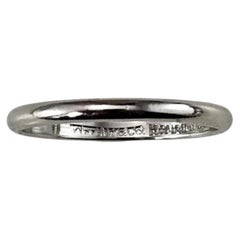 Tiffany & Co. Platinum Wedding Band Ring Size 6.25-6.5 #26167