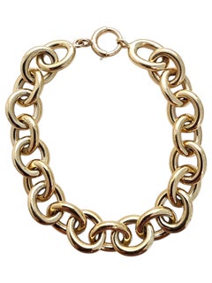 Armband aus 14-karätigem Gelbgold mit ovalen Gliedern, Art.-Nr. 26124