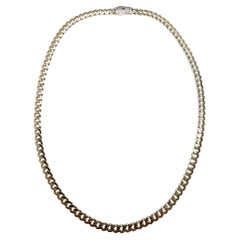 Monaci 14K Yellow Gold Cuban Link Necklace 22" #26126