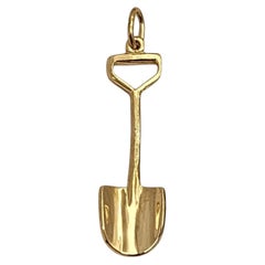 Anhänger in Form einer Schaufel aus 14-karätigem Gelbgold #26194
