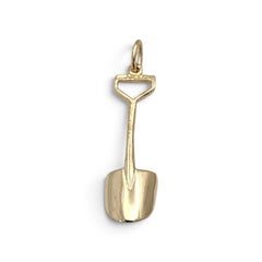 Anhänger in Form einer Schaufel aus 14-karätigem Gelbgold #26194