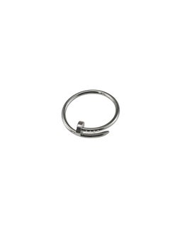Cartier 18K White Gold Juste un Clou Ring Size 10 / 62 w/Box #26207