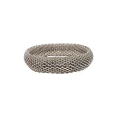 Tiffany & Co Sterling Silver Somerset Mesh Bracelet #26741