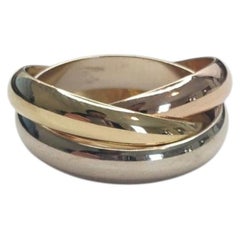 Cartier 18-Karat-Trinity-Ring in Dreifarbausführung, Ringgröße 53/6,25, Art.-Nr. 26762