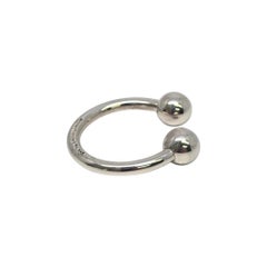 Porte-clés Tiffany & Co en argent sterling en forme de fer à cheval n° 26765