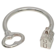 Tiffany & Co : porte-clés « Maison et clé » en argent sterling n° 26764