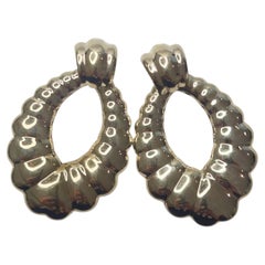 14K Yellow Gold Versatile Shrimp Dangle Earrings #26846