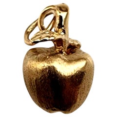 14K Gelbgold Apfel Charme #22339