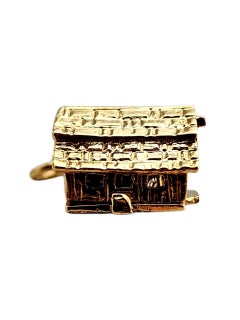 Breloque d'écurie articulée en or jaune 14K #22337