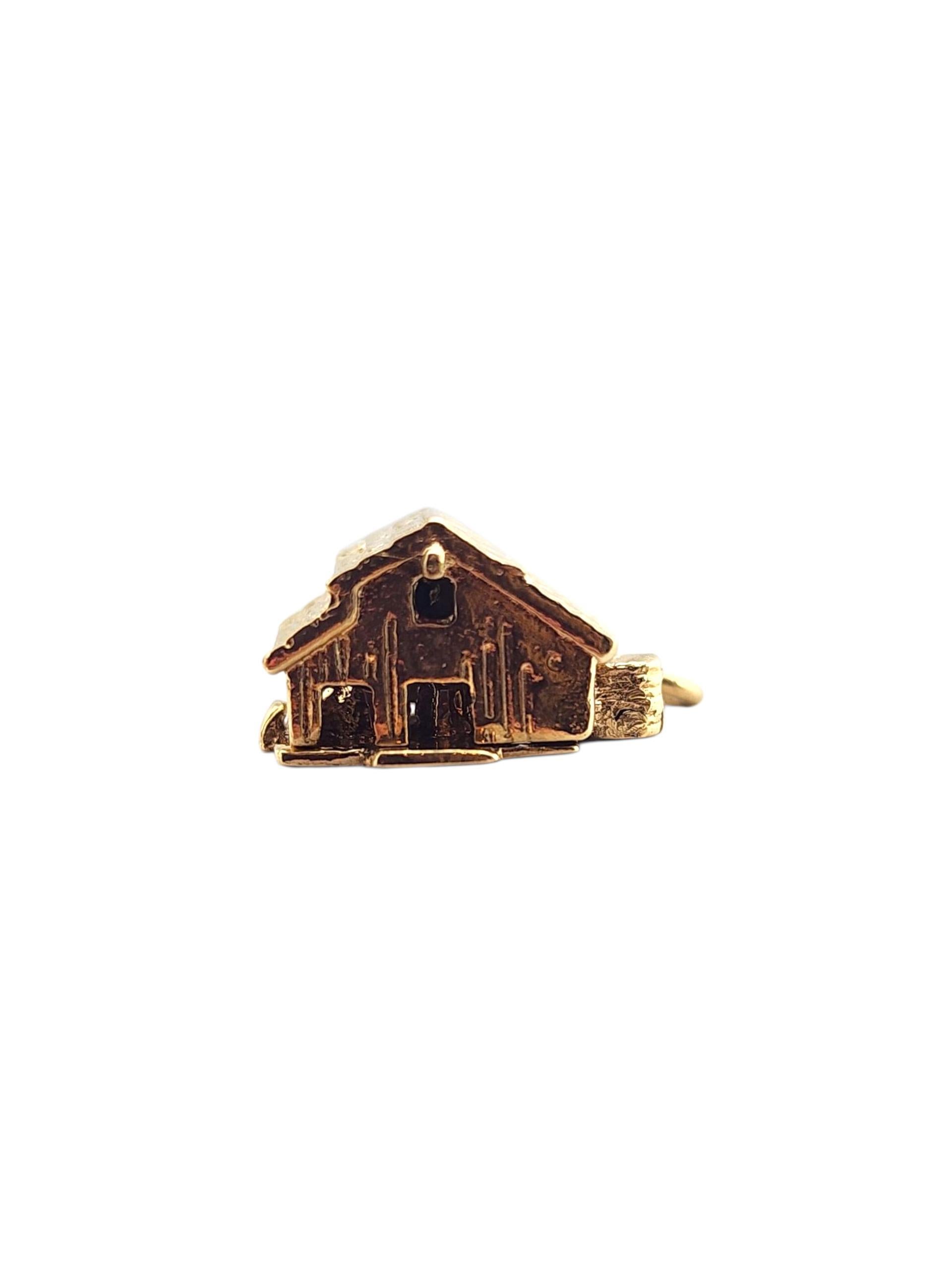 Breloque d'écurie articulée en or jaune 14K #22337 en vente 1