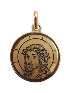 18K Yellow Gold Jesus of Nazareth Pendant #22334