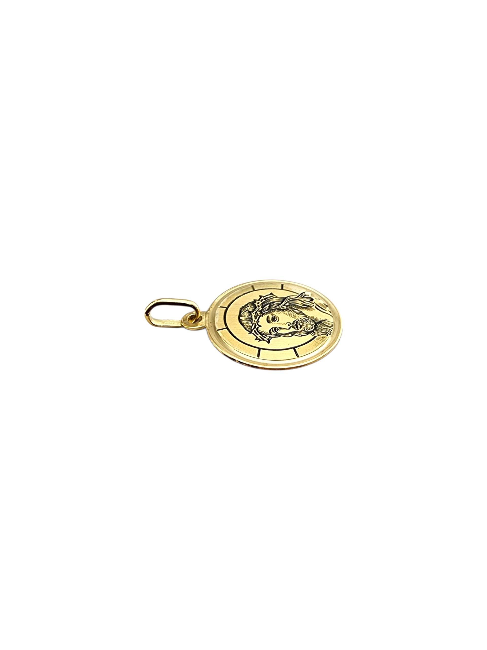 Donna Ciondolo Gesù di Nazareth in oro giallo 18K #22334 in vendita