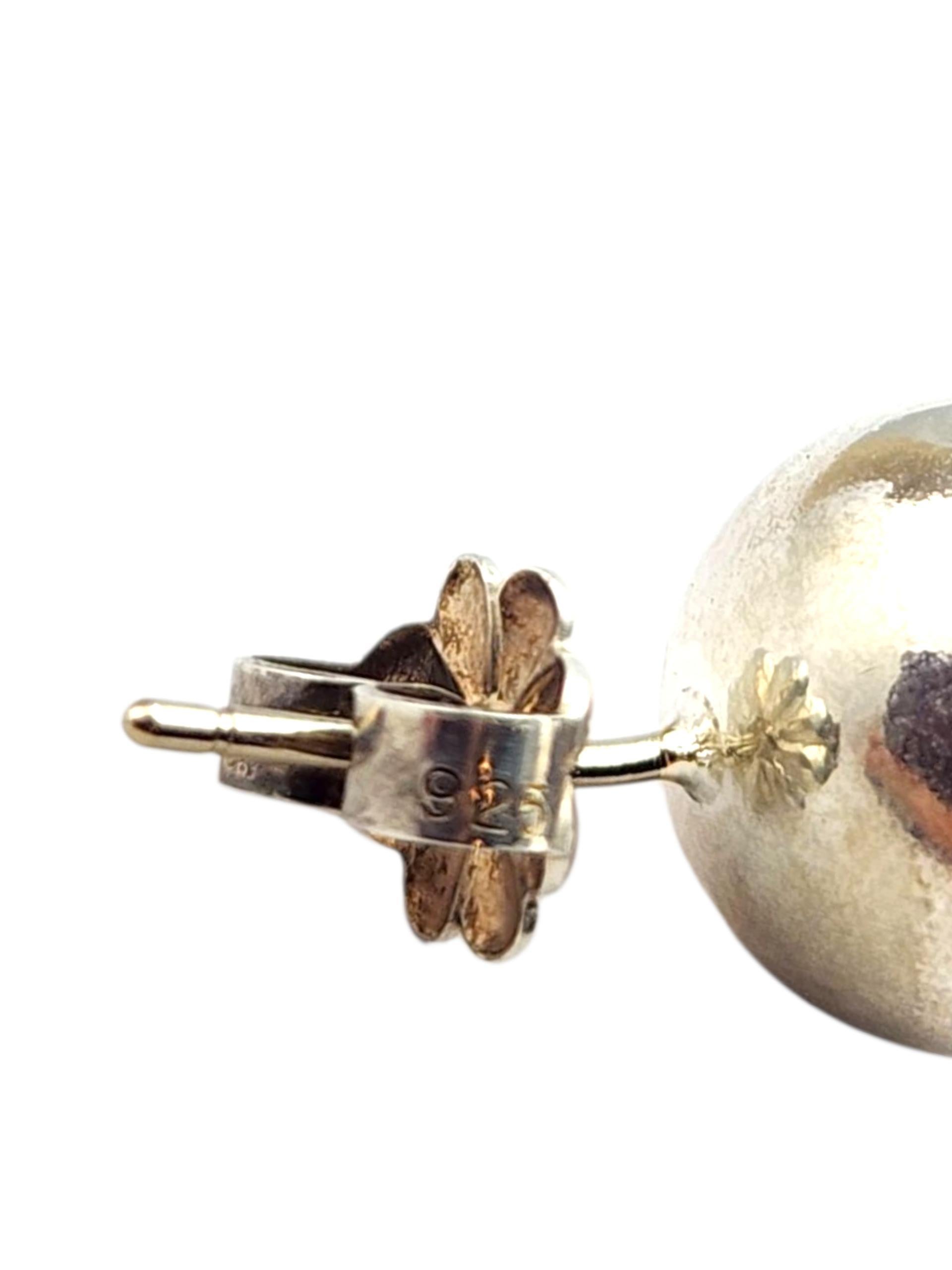Tiffany & Co. Orecchini a sfera in argento duro #21010 in vendita 2