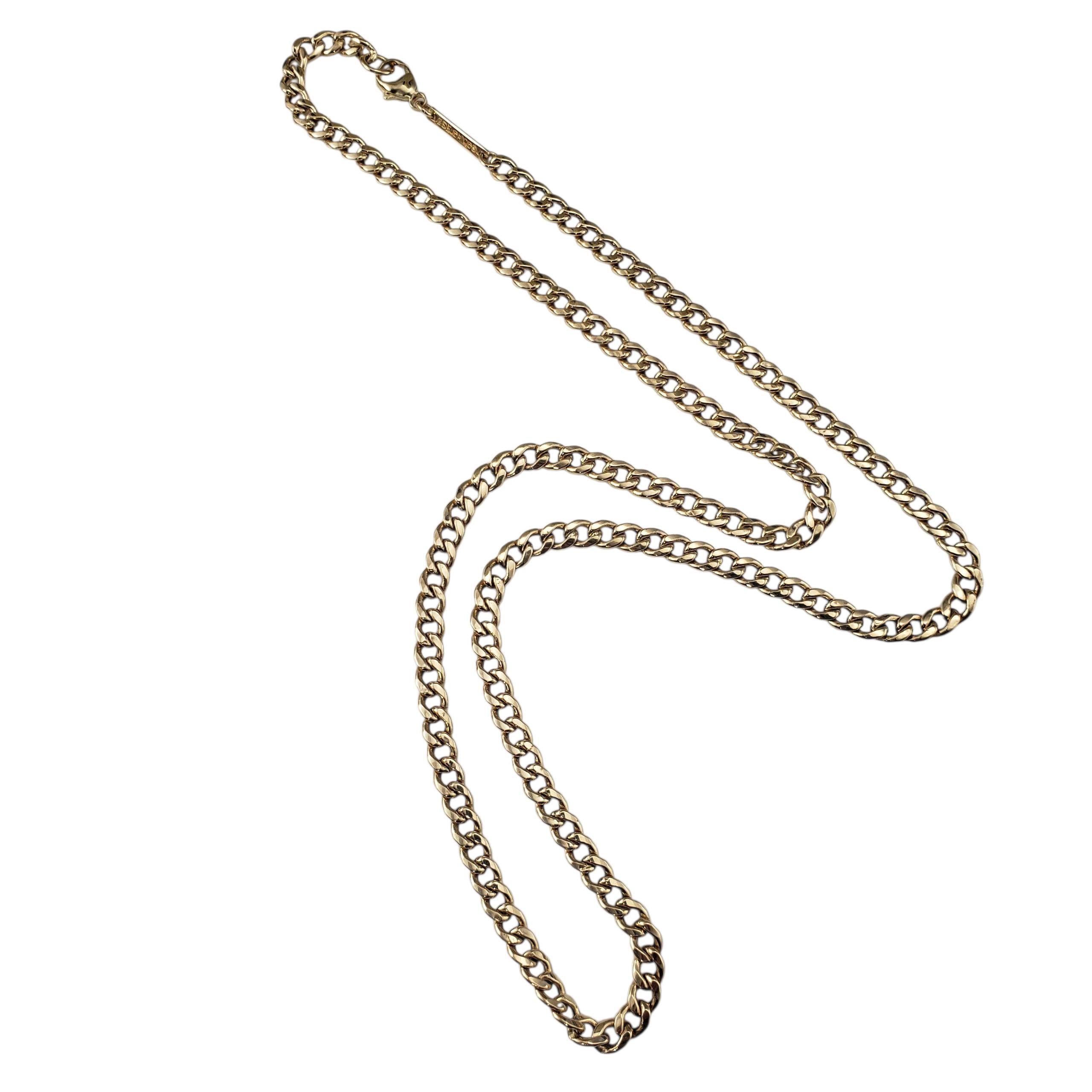 Collier à maillons en or jaune 14K #22390 Bon état - En vente à Washington Depot, CT