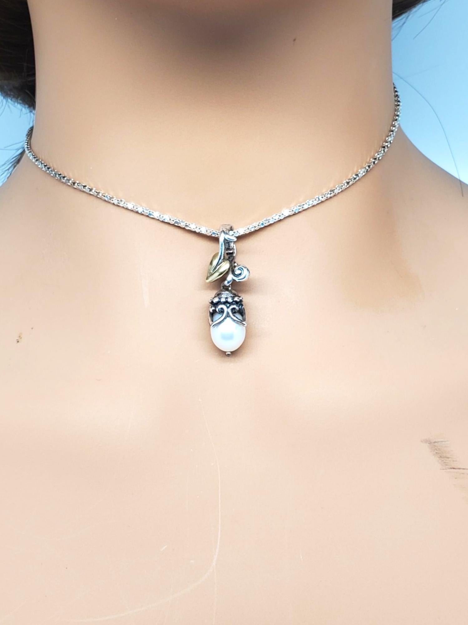 Ciondolo a goccia con perla in argento sterling di Barbara Bixby #21475 in vendita 3