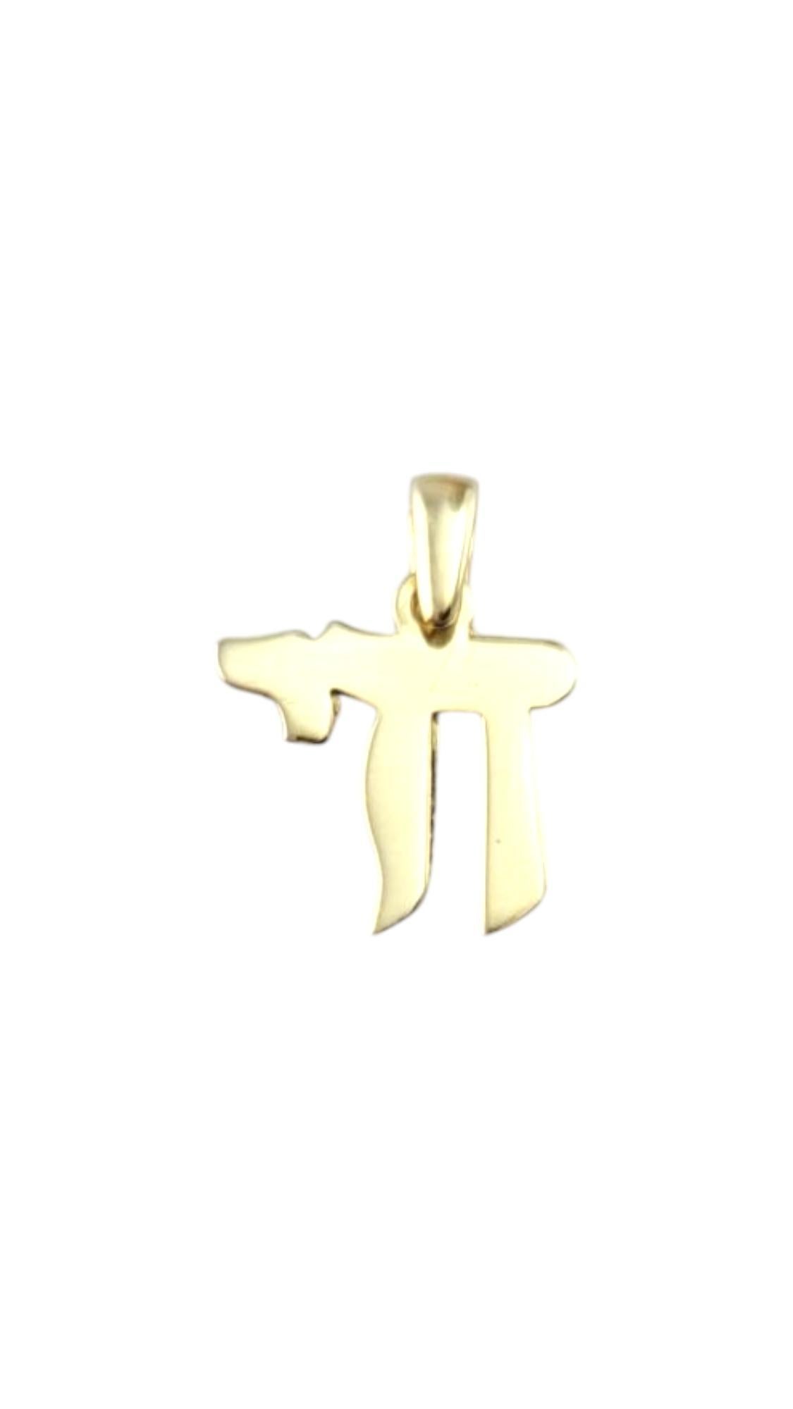 Pendentif Chai en or jaune 14K

Célébrez la beauté de la foi et de la force avec ce pendentif Chai en or jaune 14K ! Symbole de vie, de résilience et d'héritage, cette pièce finement ouvragée incarne la signification profonde du symbole Chai.