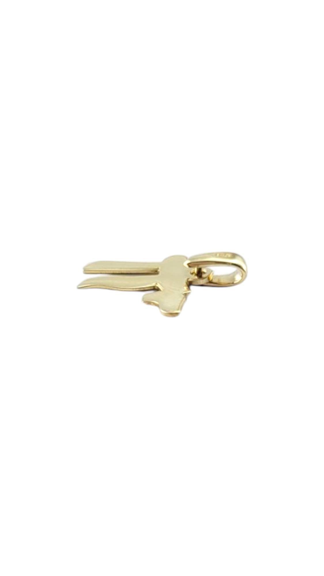 Pendentif Chai en or jaune 14 carats #21256 Pour femmes en vente