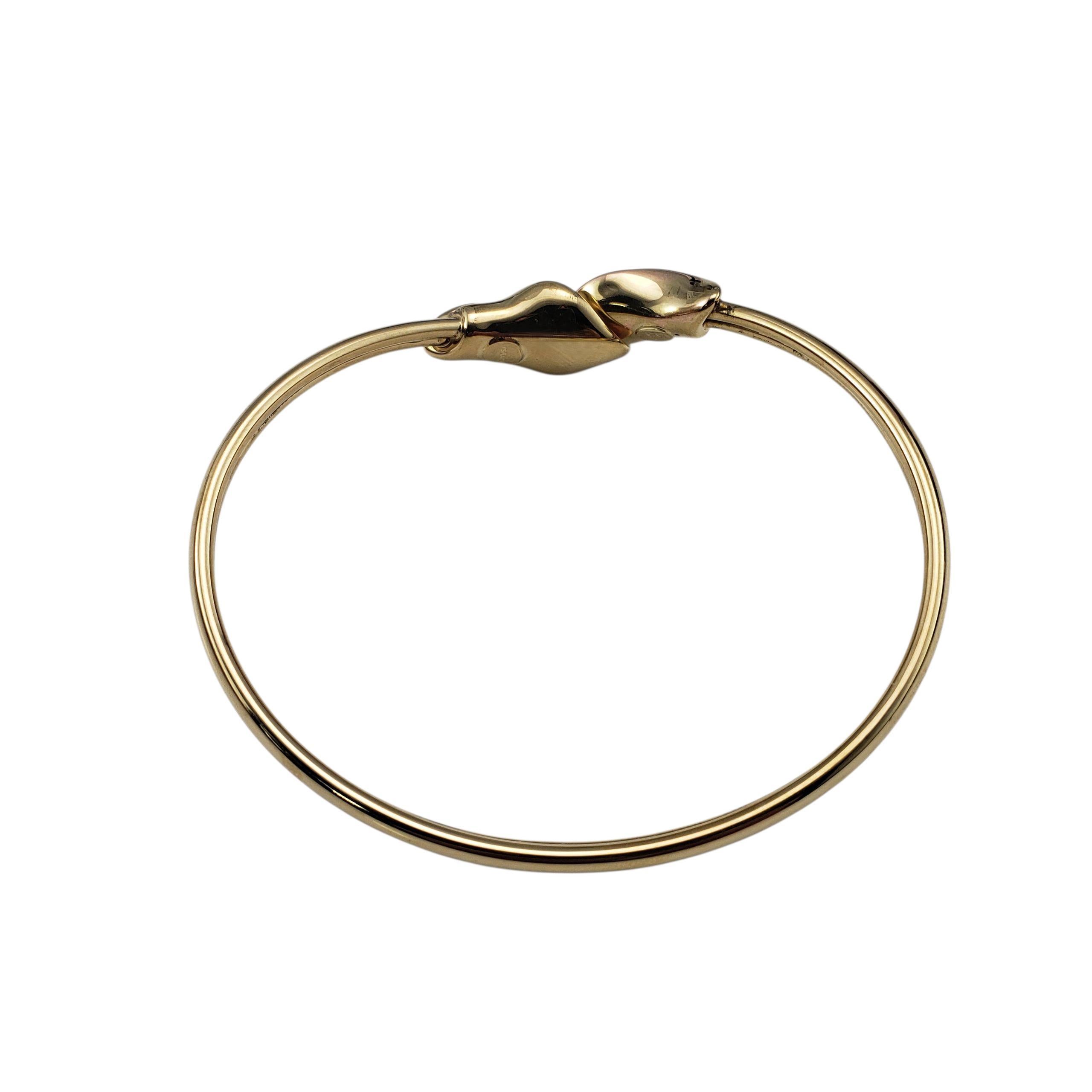 Bracciale con giglio della calla in oro giallo 14K e perle #22414 In condizioni buone in vendita a Washington Depot, CT