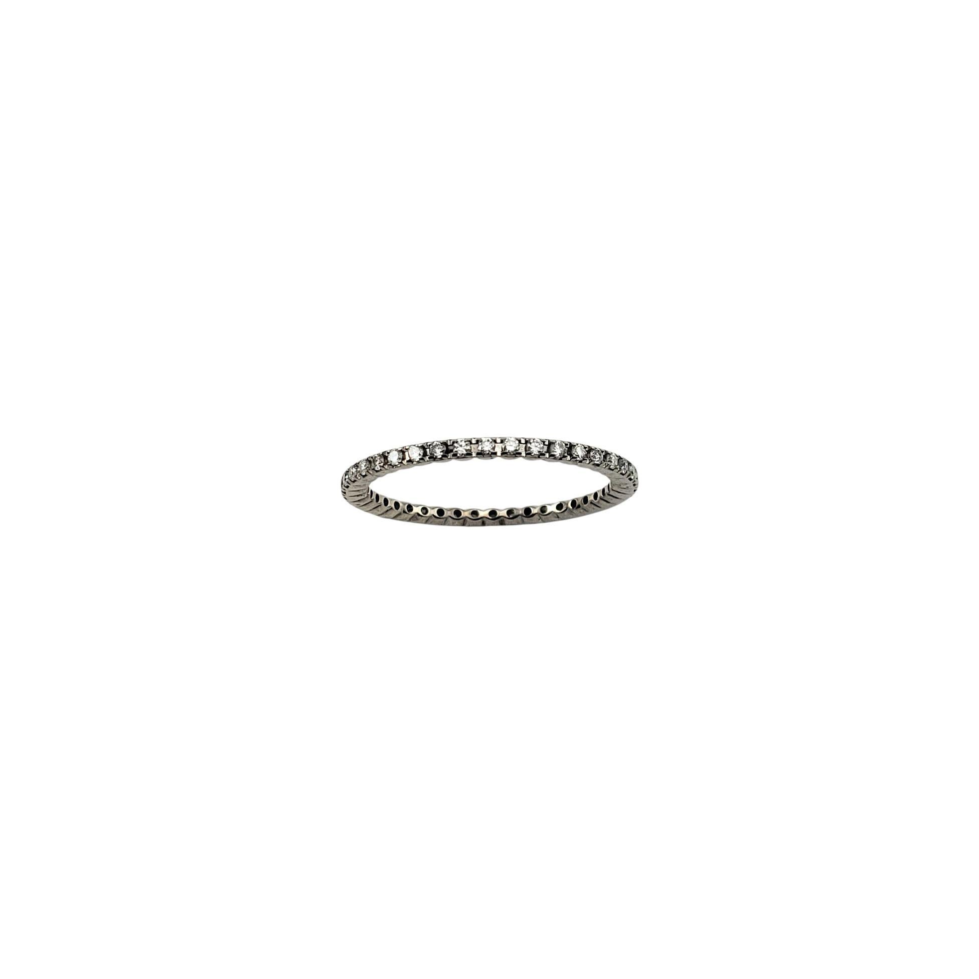 Taille brillant Spark Bracelet éternel en or blanc 18 carats avec diamant Taille 8 #22393 en vente