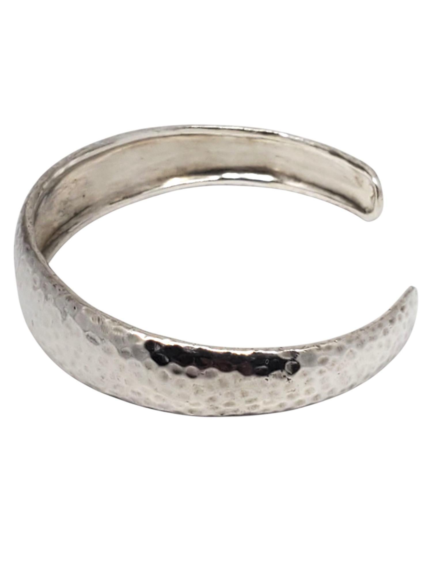 Donna Gurhan Bracciale d'argento martellato #21426 in vendita