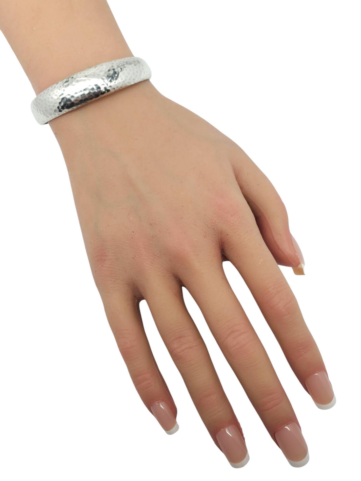 Gurhan Bracciale d'argento martellato #21426 in vendita 3