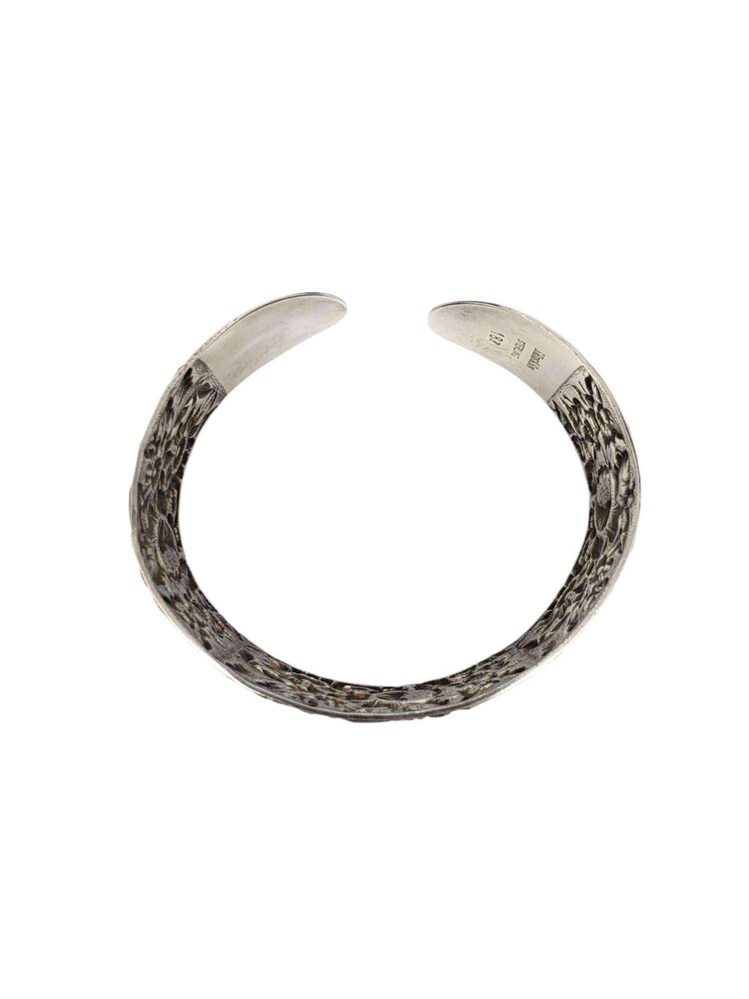 S. Kirk & Son Bracciale in argento Sterling con Repousse Floreale 18F #21414 in vendita 1