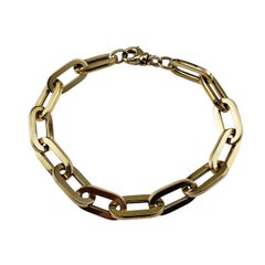 Roberto Coin Bracciale Paperclip in oro giallo 18 carati con scatola #22423